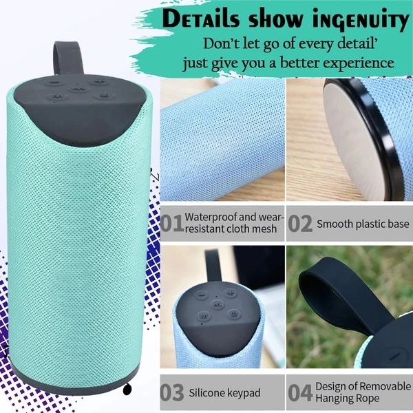 1282 Super Bass Portable Wireless Bluetooth Speaker