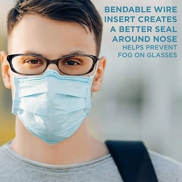 1388 Disposable Ear Loop Elastic Face Mask (100 Pc)