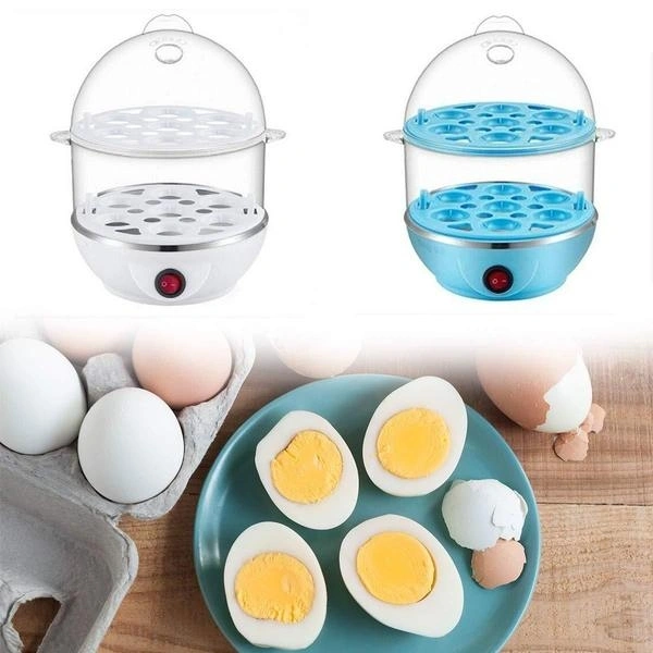 0115 Multi-Function 2 Layer 14 Egg Cooker Boilers & Steamer
