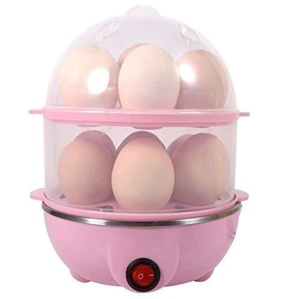0115 Multi-Function 2 Layer 14 Egg Cooker Boilers & Steamer
