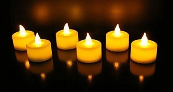 LED Light Diya (Yellow)