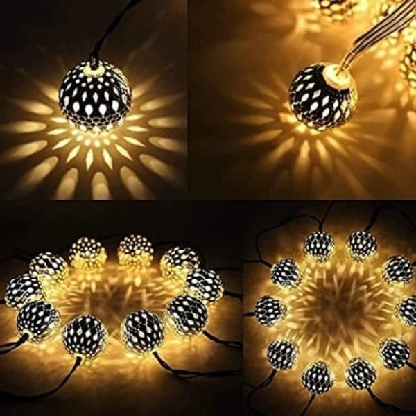 Metal Ball LED Lights (16 Lamp Light)