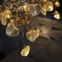 Metal Heart Shape LED Light (16 Lamp Light)