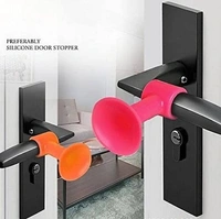 1442 Door Stopper Mini Anti-Collision Silicone Door Handle Crash Pad (Set Of 5)
