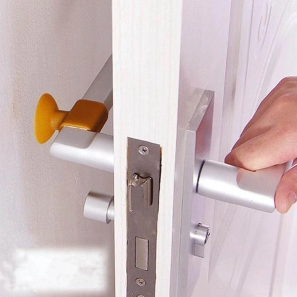 1442 Door Stopper Mini Anti-Collision Silicone Door Handle Crash Pad (Set Of 5)