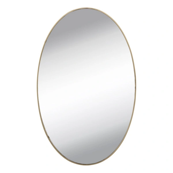 1727A OVAL FRAME LESS MIRROR WALL STICKER FOR DRESSING