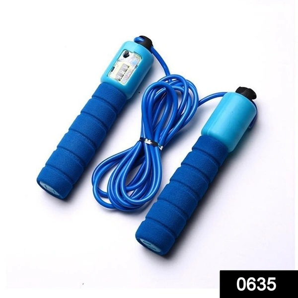 0635 ELECTRONIC COUNTING SKIPPING ROPE (9-FEET)