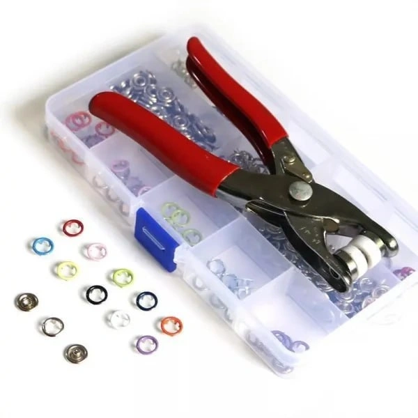 200 SET SNAP BUTTONS MIX COLOR WITH PILERS