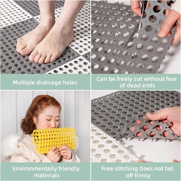 Bath Anti Slip Mat Used while bathing and toilet purposes to avoid slippery floor surfaces