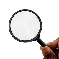 Magnifying Glass Lens - Reading Aid Made Of Glass - Real Glass Magnifying Glass That Can Be Used On Both Sides - Glass Breakage-proof Magnifying Glass, Protect Eyes, 90MM & 60MM (2PC SET)
