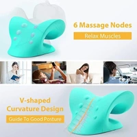 NECK RELAXER | CERVICAL PILLOW FOR NECK & SHOULDER PAIN | CHIROPRACTIC ACUPRESSURE MANUAL MASSAGE | MEDICAL GRADE MATERIAL | RECOMMENDED BY ORTHOPAEDICS | Neck Pillow 