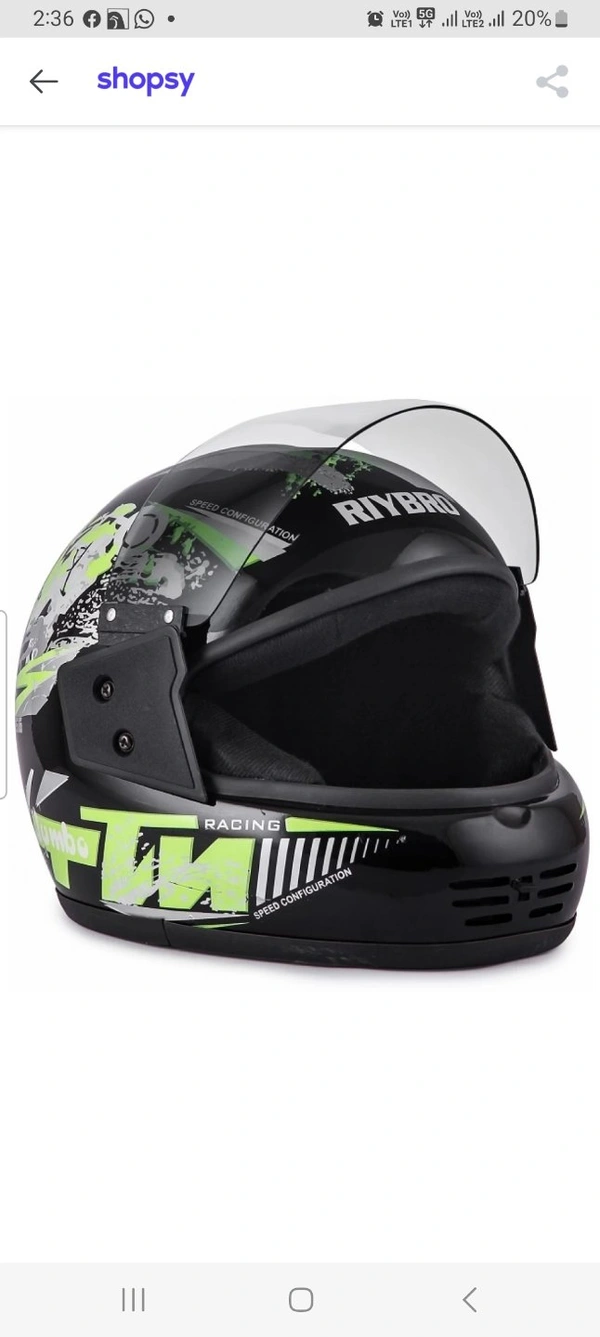Full Face ISI Marked Helmet with Adjustable strap for Men & Women Bike | Scooty Riding Motor bike Helmet | Sport Helmet 