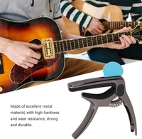 Guitar Capo With Pickup Stand, Soft Pad For Acoustic & Electric Guitar Ukulele Mandolin Banjo Guitar Accessories