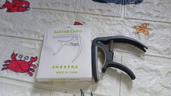 Guitar Capo With Pickup Stand, Soft Pad For Acoustic & Electric Guitar Ukulele Mandolin Banjo Guitar Accessories