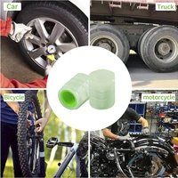 Tyre Valve Caps Luminous Glow Car Tire Air Stem Valve Cap Covers Vaal Cap ( 4 Pcs mix colour)