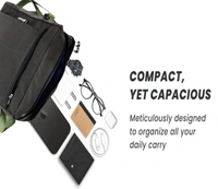 Admark  Premium Sling Bag For Men And Women, Small Passport Travel Bag With Water-Resistant, And Large Sling Bag - Fern Frond, Medium
