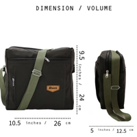 Admark  Premium Sling Bag For Men And Women, Small Passport Travel Bag With Water-Resistant, And Large Sling Bag - Fern Frond, Medium