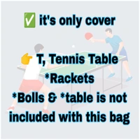 Admark  Essential Table Tennis Full Size Cover With Waterproof / Dust Fabric - Full Size, Gray