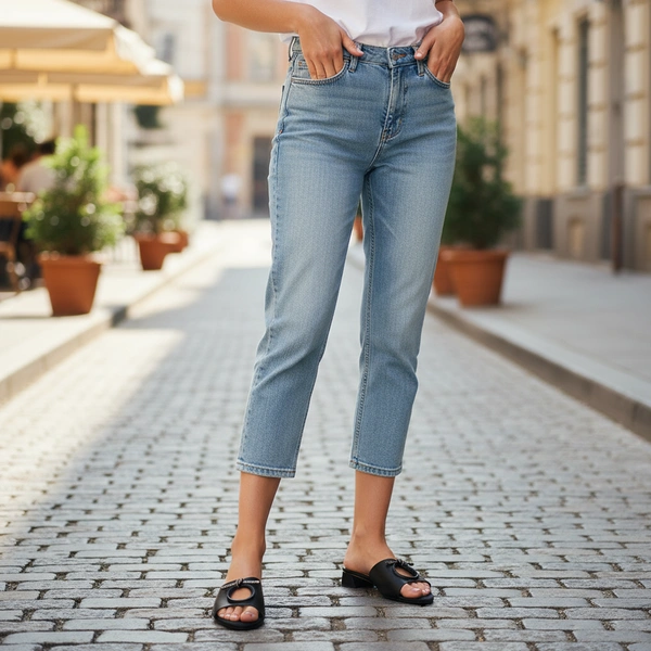 GRIPEX Women's Casual Heels - 8, BLACK