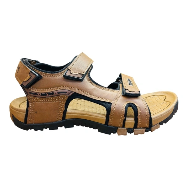 LAKHANI Men Sports Sandal - 7, TAN