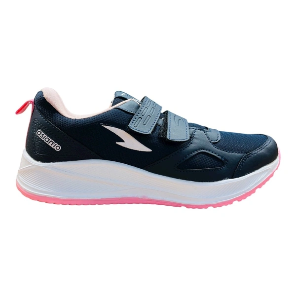 ASIAN Girls Sport shoes - 6, NAVY PEACH