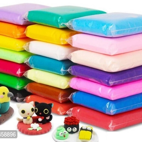 12 PC Colourful Special Bouncing Clay Putty Mud Slime Toys For Kids
