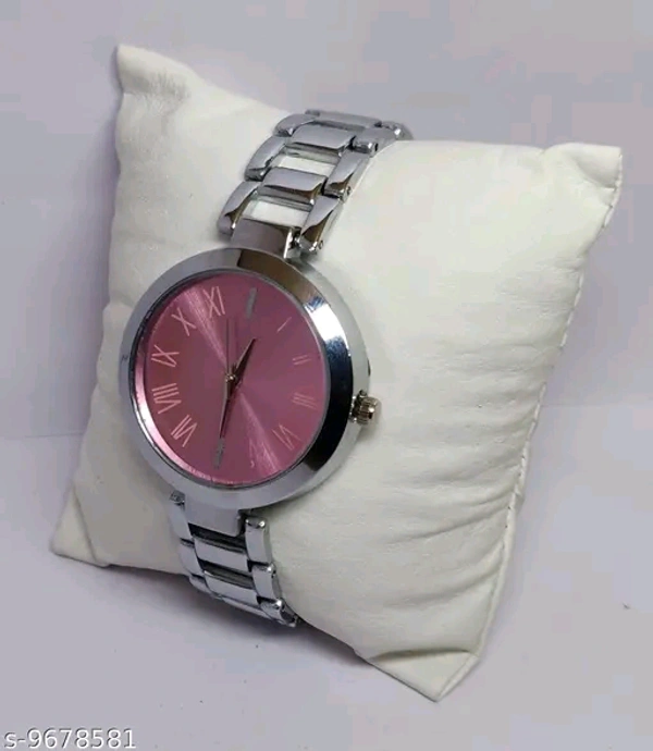 Analog Watch ⌚ Silvar metal Analog Watch ⌚ - Free Size