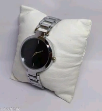 Analog Watch ⌚ Silvar metal Analog Watch ⌚ - Free Size