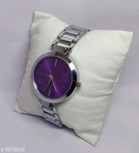 Analog Watch ⌚ Silvar metal Analog Watch ⌚ - Free Size