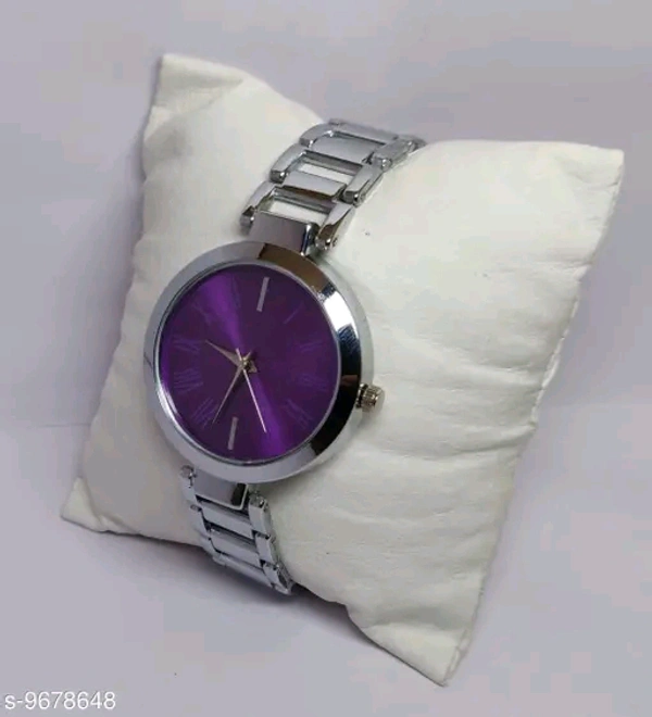 Analog Watch ⌚ Silvar metal Analog Watch ⌚ - Free Size