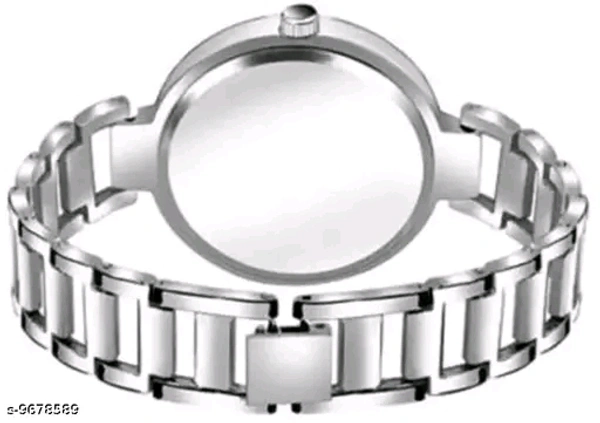 Analog Watch ⌚ Silvar metal Analog Watch ⌚ - Free Size