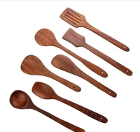 Wooden Spoon  Wooden Kitchen Spoon 🥄 Set - Brown