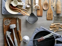 Wooden Spoon  Wooden Kitchen Spoon 🥄 Set - Brown