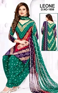 Polyster/Crepe fabric-FRENCH SALWAR SUIT SALWAR SUIT