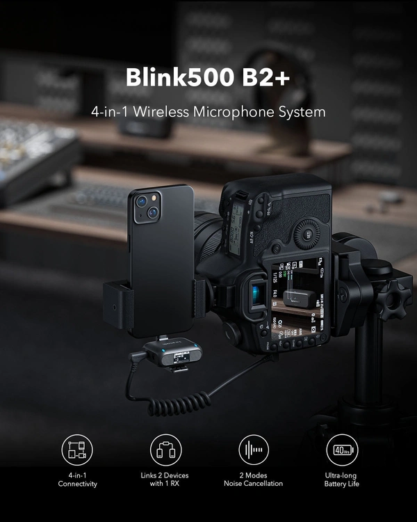 siramonic Blink 500 B2+wirelesss mic
