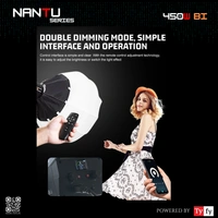 NANTU-450W-BI 20FX with CARRY CASE LUXE SERIES HIGH POWER COB LIGHT