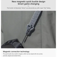 ULANZI Falcam Maglink Quick Magnetic Buckle Shoulder Strap Classic (Gray, 39-57″)