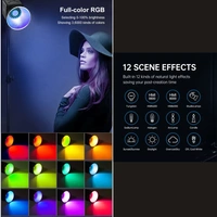 NANTU-150W RGB POWERFUL POCKET COB LIGHT FOR for Content Creators, Vloggers and Video Photography Shoot
