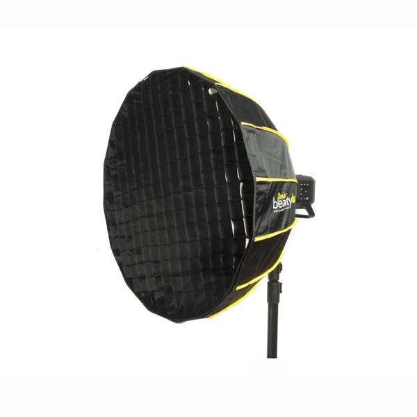 JENIE  Beautybox Softbox with Grid 65CM / Bowens/White/Lightweight, Portable, Quick Set-up and Folding, Comes with Carry Bag – Compatible with Aputure, Godox, Digitek, and More Studio Lights