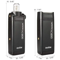 godox GODOX AD 200 Pocket Flash, Black