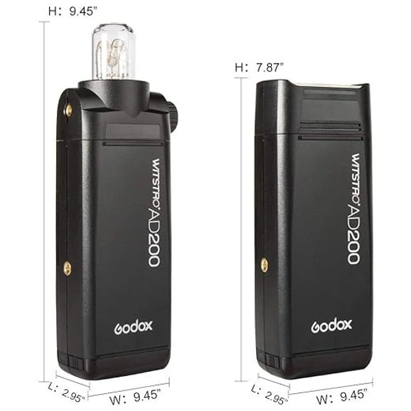 godox GODOX AD 200 Pocket Flash, Black