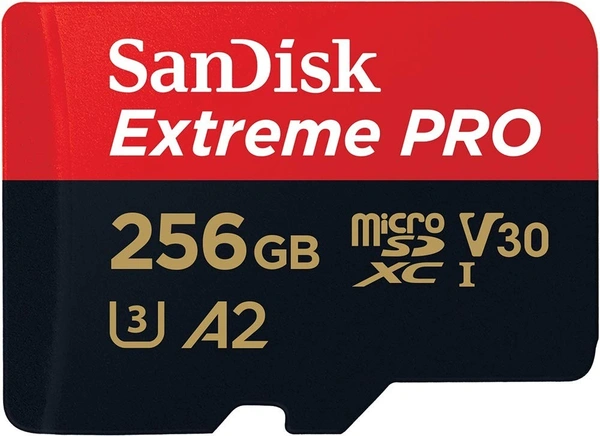  Sandisk Micro SD Card Extreme Pro 256 GB 200M/S R 140 M/S W 