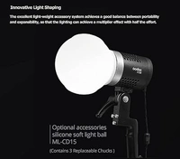 GODOX ML-CD15 Softbox Diffusion Dome Kit with 3 Adapters for godox V1 AD100PRO AD200PRO V860III V860II V850II TT685II TT685 TT600 TT560II TT520II TT660S AD200 ML30 ML30Bi ML60 ML60Bi AD300PRO AD400PRO