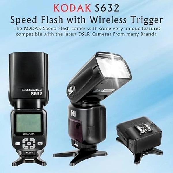 KODAK Kodak S632 Speed Flash for Camera with Trigger 