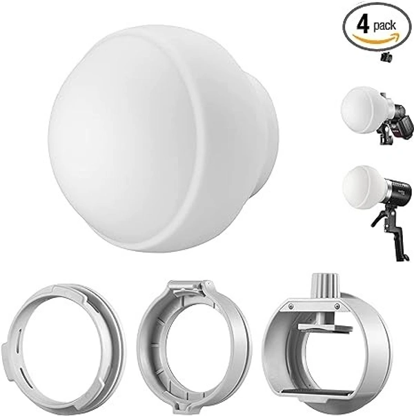 GODOX ML-CD15 Softbox Diffusion Dome Kit with 3 Adapters for godox V1 AD100PRO AD200PRO V860III V860II V850II TT685II TT685 TT600 TT560II TT520II TT660S AD200 ML30 ML30Bi ML60 ML60Bi AD300PRO AD400PRO