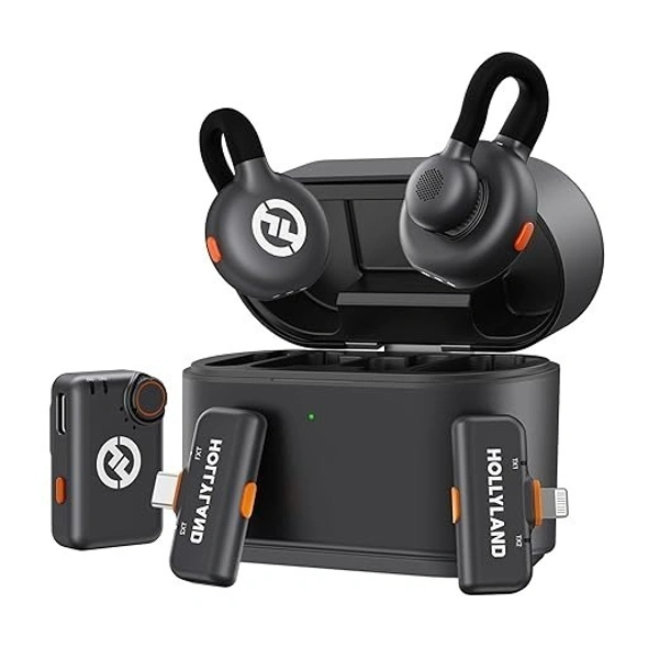 Hollyland LARK M2S Wireless Lavalier Microphone Ultimate Combo