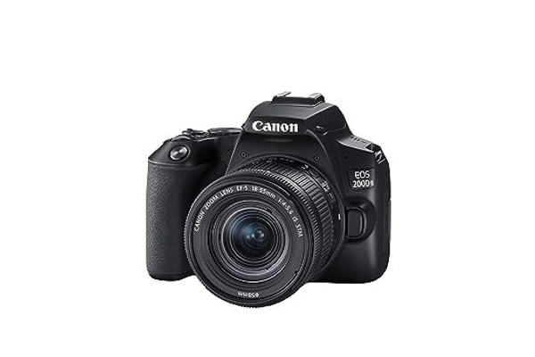 CANON Canon EOS 200D II Digital SLR Camera with EF-S 18-55mm f4 is STM Lens - DIGIC 8 & 24.1MP (Black)