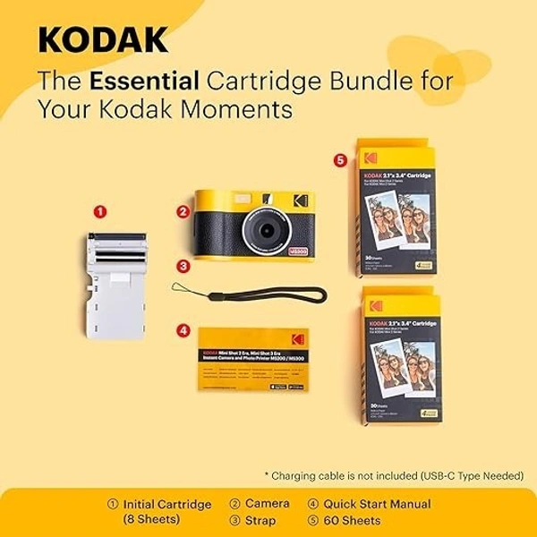 KODAK MS200 SHOT 2ERA BLACK 68 SHEET