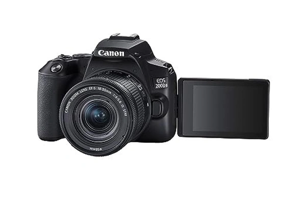 CANON Canon EOS 200D II Digital SLR Camera with EF-S 18-55mm f4 is STM Lens - DIGIC 8 & 24.1MP (Black)