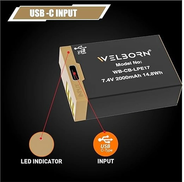  WB Canon LPE-9 Battery 